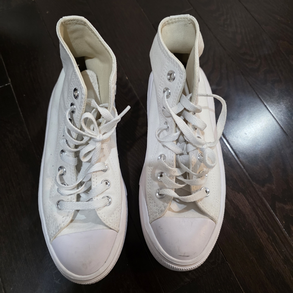 White High-Top Converse